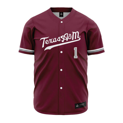 Texas A&M - NCAA Baseball : Terrence Kiel II - Maroon Jersey-0