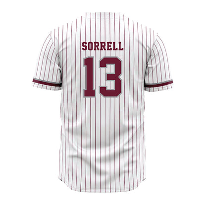Texas A&M - NCAA Baseball : Caden Sorrell - White Jersey-1