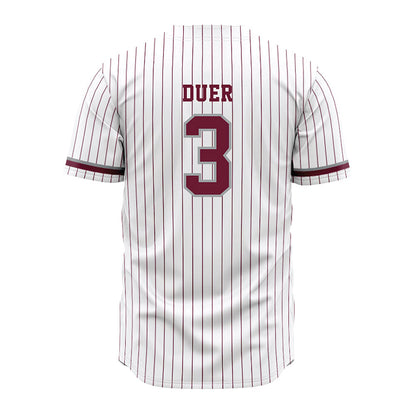 Texas A&M - NCAA Baseball : Jake Duer - White Jersey-1