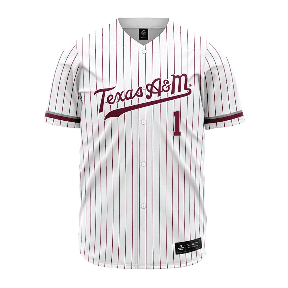 Texas A&M - NCAA Baseball : Terrence Kiel II - White Jersey-0