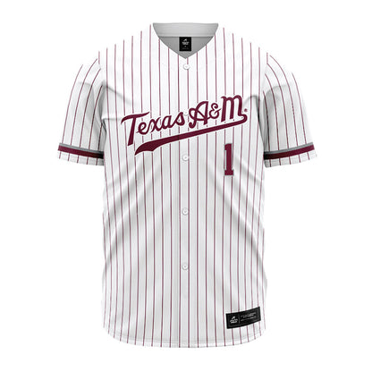 Texas A&M - NCAA Baseball : Terrence Kiel II - White Jersey-0