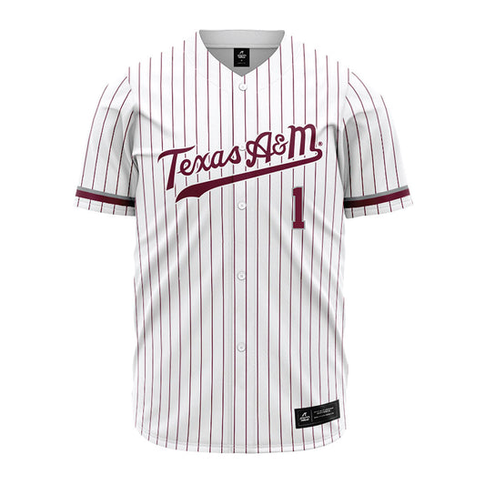 Texas A&M - NCAA Baseball : Terrence Kiel II - White Jersey-0