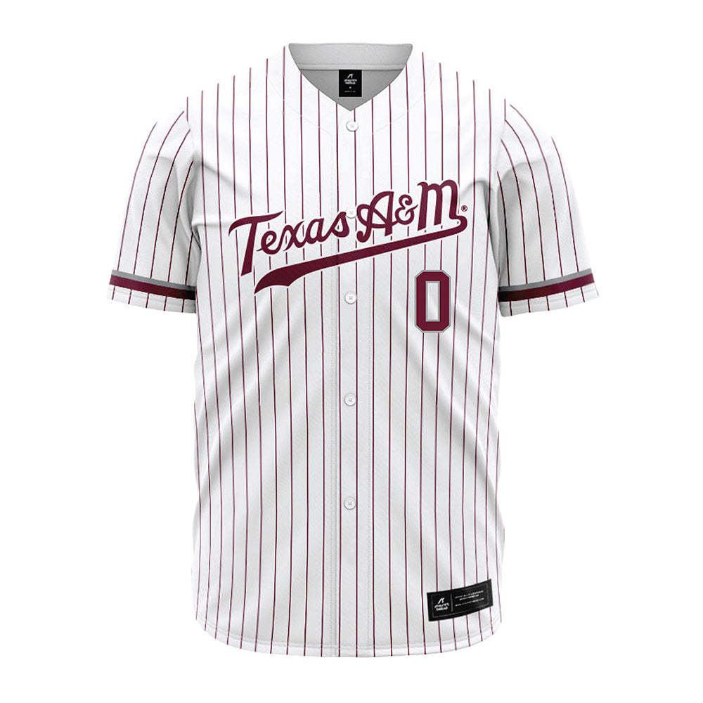 Texas A&M - NCAA Baseball : Drew Milner - White Jersey-0