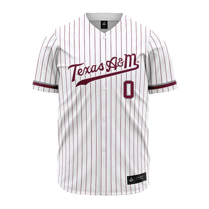 Texas A&M - NCAA Baseball : Drew Milner - White Jersey-0