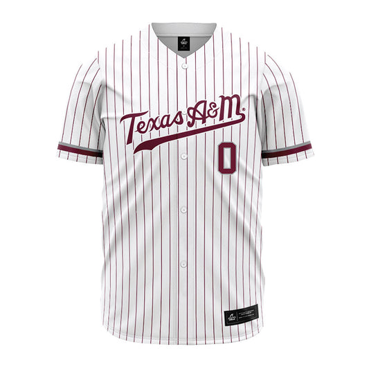 Texas A&M - NCAA Baseball : Drew Milner - White Jersey-0
