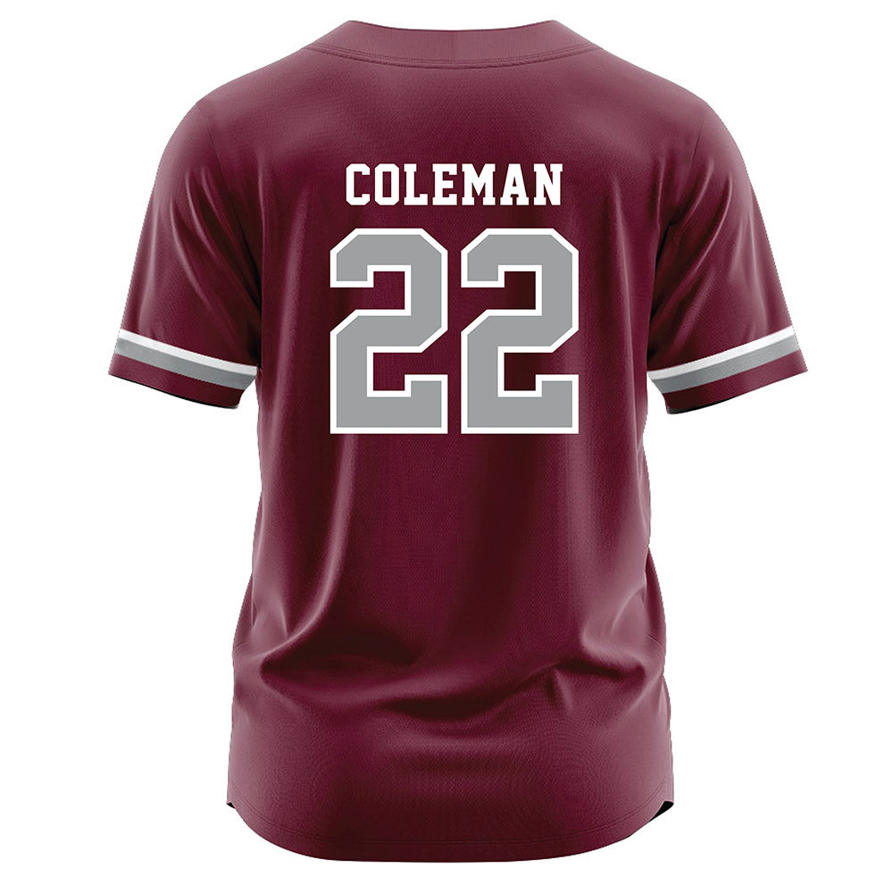 Texas A&M - NCAA Softball : Gracyn Coleman - Maroon Jersey-1