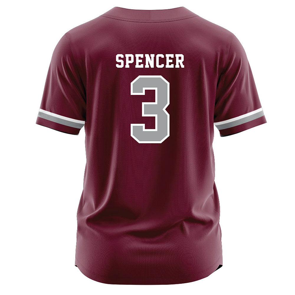 Texas A&M - NCAA Softball : Trinitey Spencer - Maroon Jersey-1
