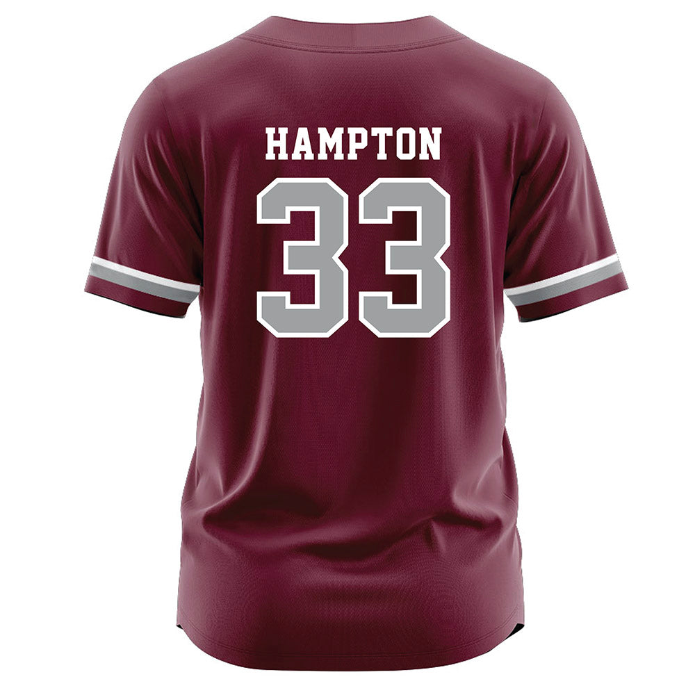 Texas A&M - NCAA Softball : Taylor Hampton - Maroon Jersey-1
