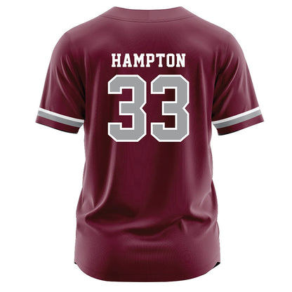 Texas A&M - NCAA Softball : Taylor Hampton - Maroon Jersey-1