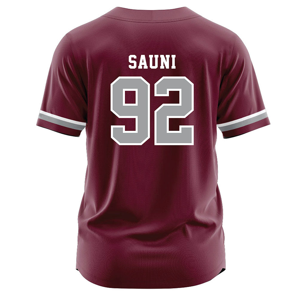 Texas A&M - NCAA Softball : Madison Sauni - Maroon Jersey-1