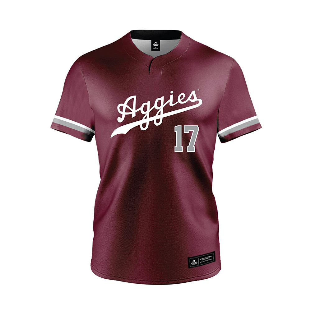 Texas A&M - NCAA Softball : Kennedy Miller - Maroon Jersey-0