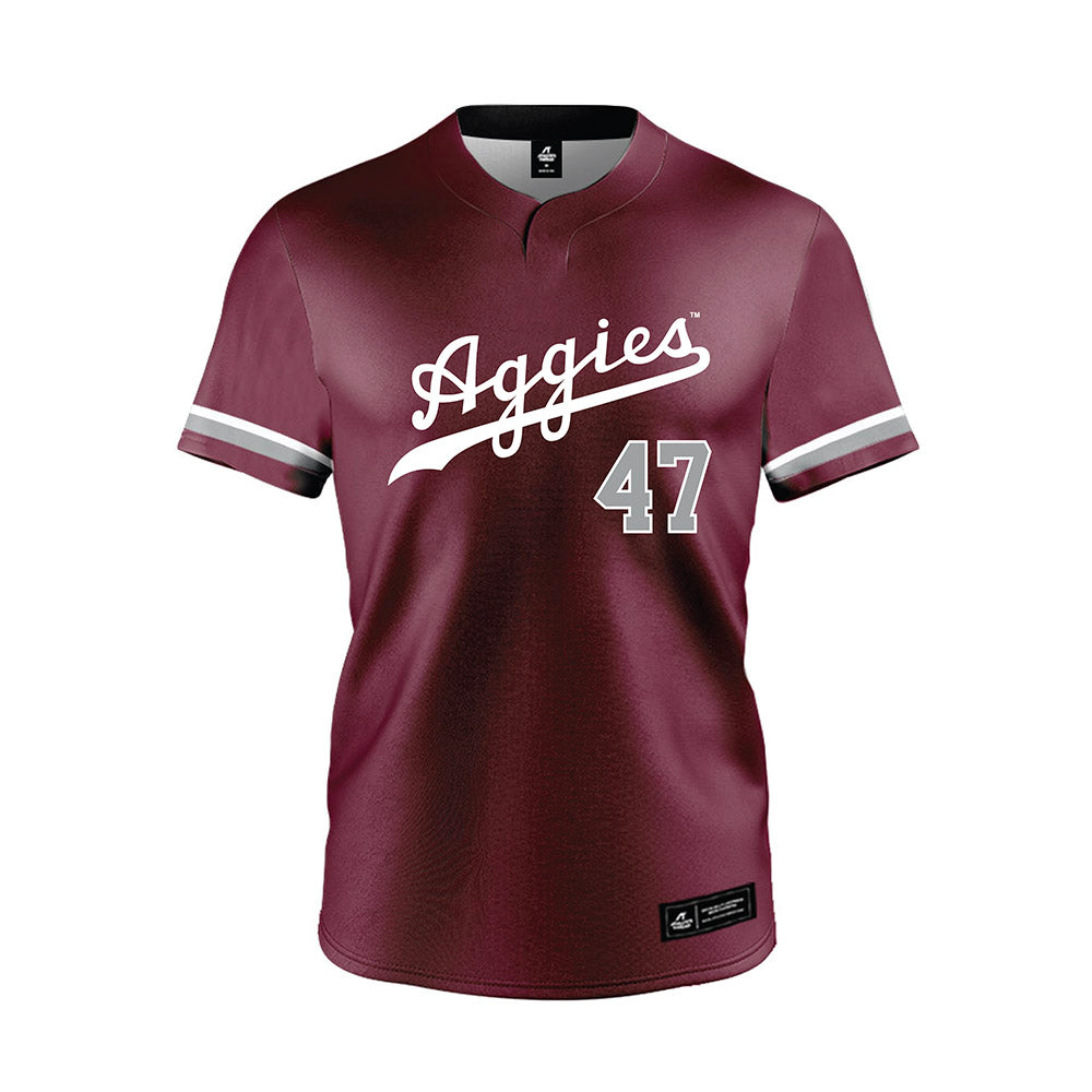 Texas A&M - NCAA Softball : Ariel Kowalewski - Maroon Jersey-0