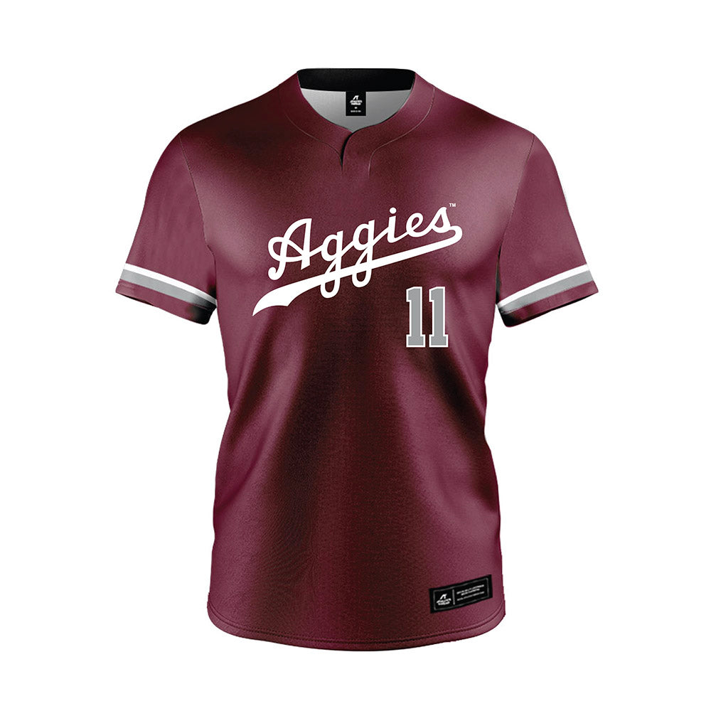 Texas A&M - NCAA Softball : Paislie Allen - Maroon Jersey-0