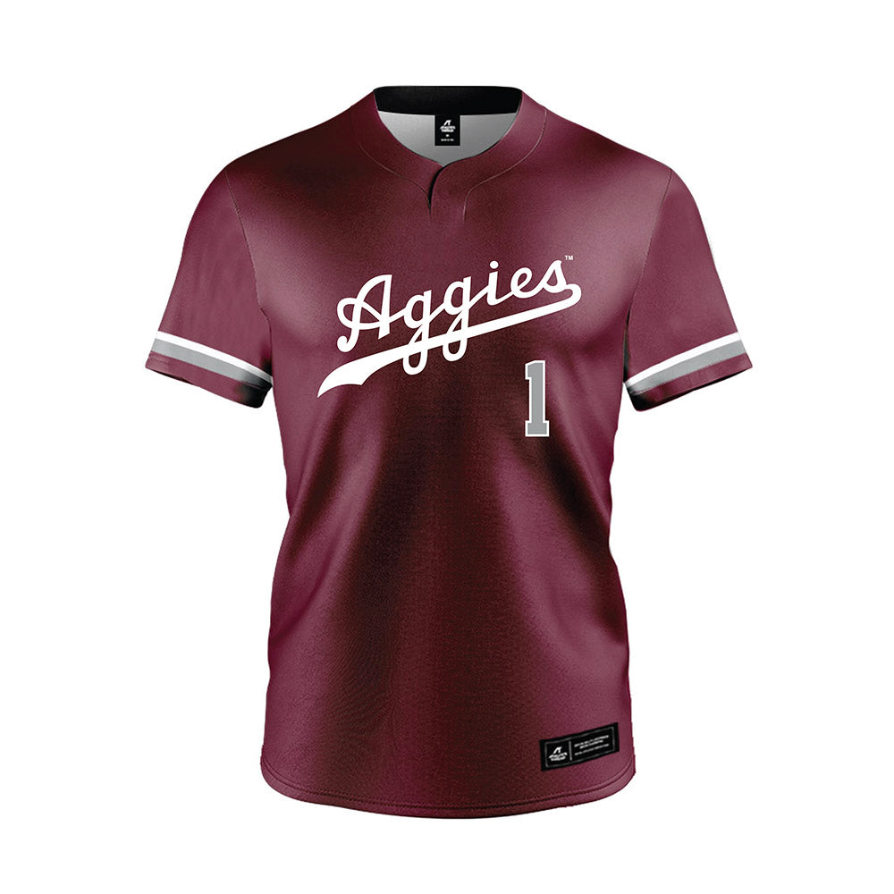Texas A&M - NCAA Softball : Reagan Rohrlich - Maroon Jersey-0