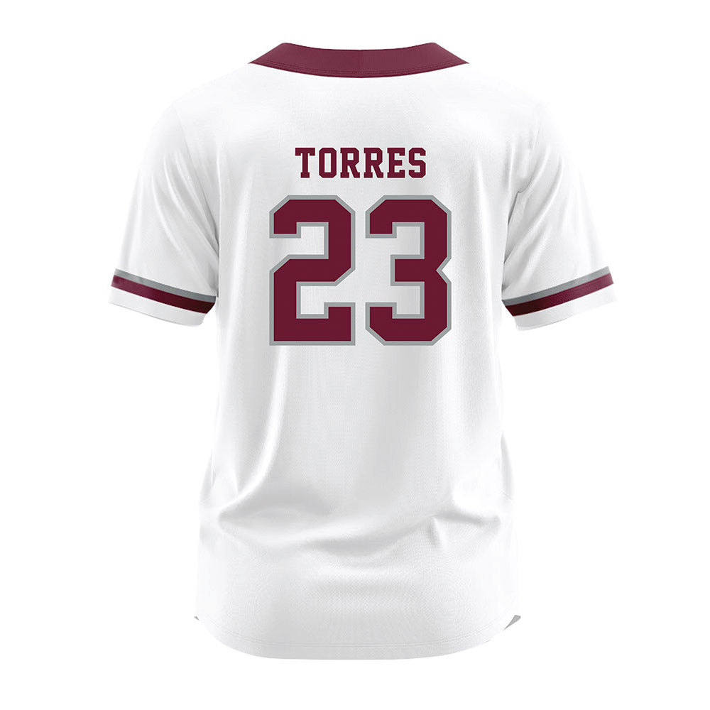 Texas A&M - NCAA Softball : Milan Torres - White Jersey-1