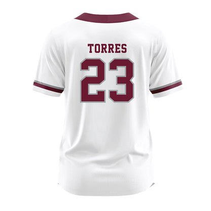 Texas A&M - NCAA Softball : Milan Torres - White Jersey-1