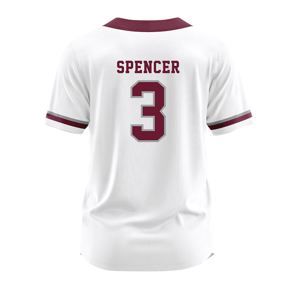 Texas A&M - NCAA Softball : Trinitey Spencer - White Jersey-1