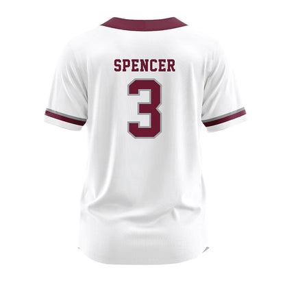 Texas A&M - NCAA Softball : Trinitey Spencer - White Jersey-1