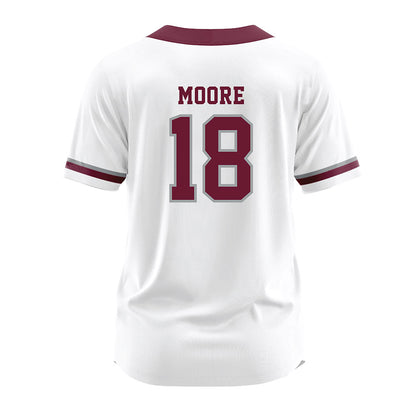 Texas A&M - NCAA Softball : Aubrey Moore - White Jersey-1