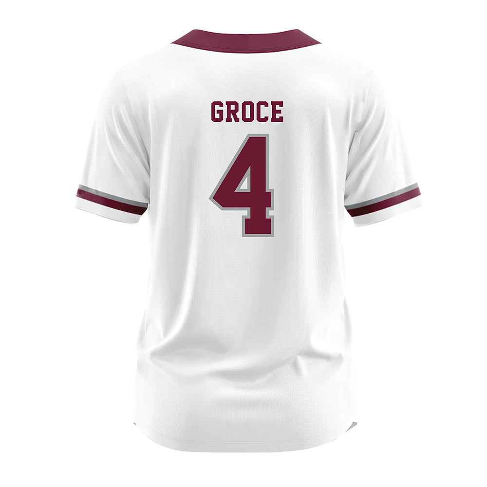 Texas A&M - NCAA Softball : Annsley Groce - White Jersey-1