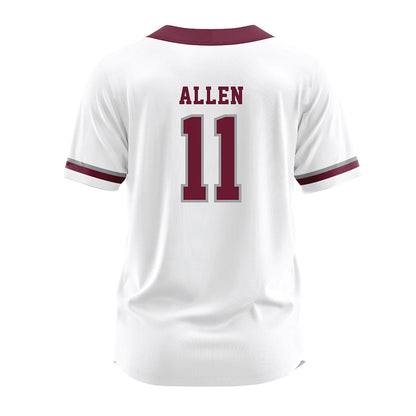 Texas A&M - NCAA Softball : Paislie Allen - White Jersey-1