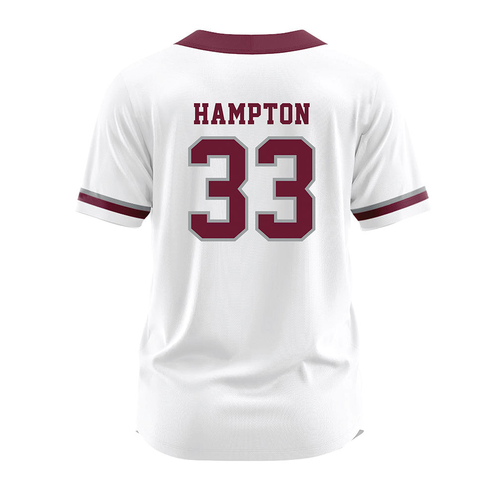 Texas A&M - NCAA Softball : Taylor Hampton - White Jersey-1