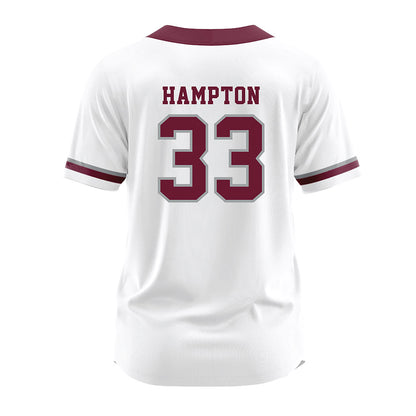 Texas A&M - NCAA Softball : Taylor Hampton - White Jersey-1