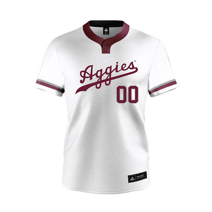 Texas A&M - NCAA Softball : Piper White - White Jersey-0