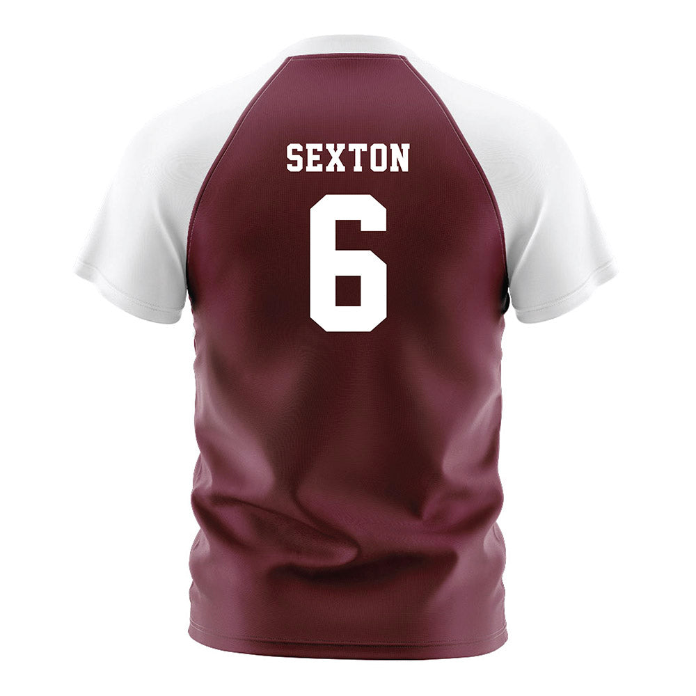 Texas A&M - NCAA Women's Soccer : Ava Sexton - Maroon Soccer Jersey-1