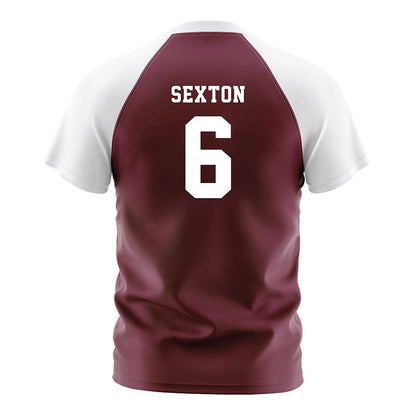 Texas A&M - NCAA Women's Soccer : Ava Sexton - Maroon Soccer Jersey-1