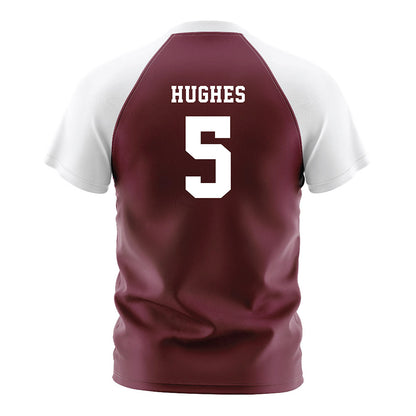 Texas A&M - NCAA Women's Soccer : Blake Hughes - Maroon Soccer Jersey-1