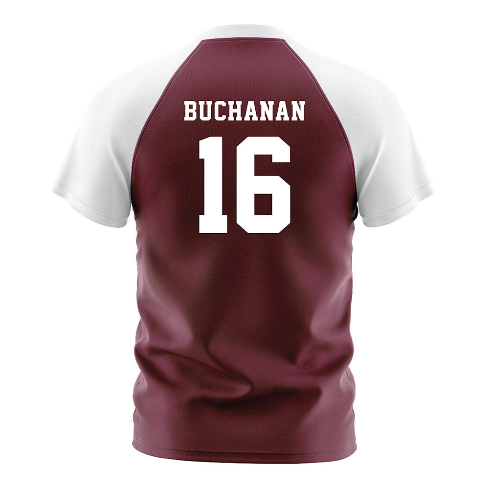 Texas A&M - NCAA Women's Soccer : Trinity Buchanan - Maroon Soccer Jersey-1
