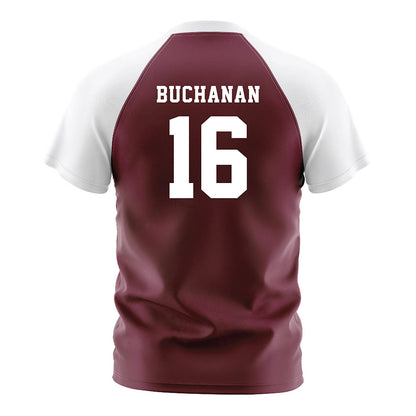 Texas A&M - NCAA Women's Soccer : Trinity Buchanan - Maroon Soccer Jersey-1