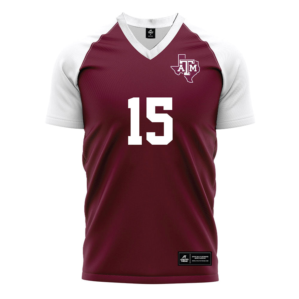 Texas A&M - NCAA Women's Soccer : Adelaide Paredes - Maroon Soccer Jersey-0