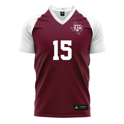 Texas A&M - NCAA Women's Soccer : Adelaide Paredes - Maroon Soccer Jersey-0