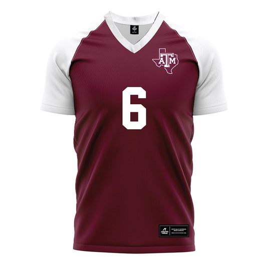 Texas A&M - NCAA Women's Soccer : Ava Sexton - Maroon Soccer Jersey-0