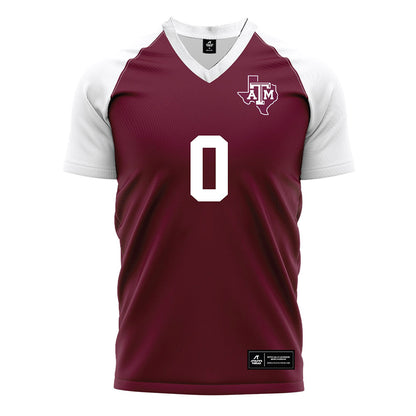 Texas A&M - NCAA Women's Soccer : Sydney Fuller - Maroon Soccer Jersey-0