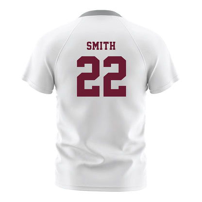Texas A&M - NCAA Women's Soccer : Kieana Smith - White Soccer Jersey-1