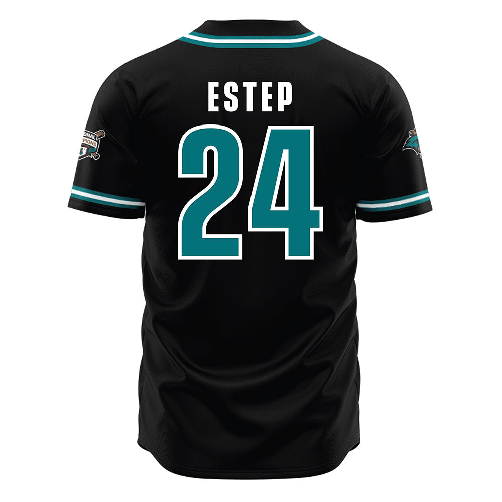 Coastal Carolina - NCAA Baseball : Brice Estep - Black Jersey-1
