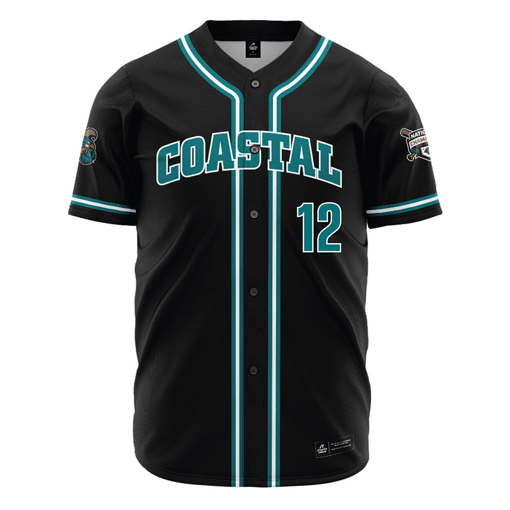 Coastal Carolina - NCAA Baseball : Rex Watson - Black Jersey-0