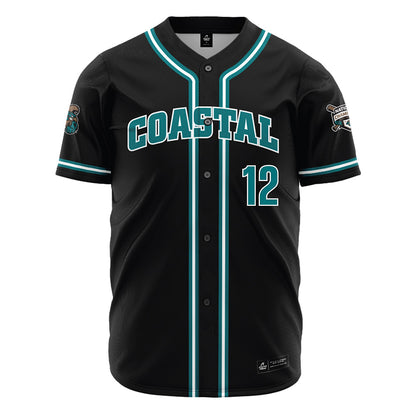 Coastal Carolina - NCAA Baseball : Rex Watson - Black Jersey-0