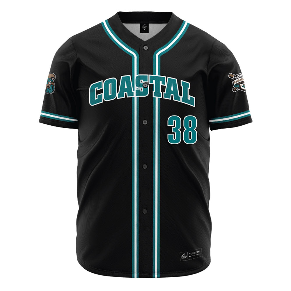Coastal Carolina - NCAA Baseball : Jackson Smallets - Black Jersey-0