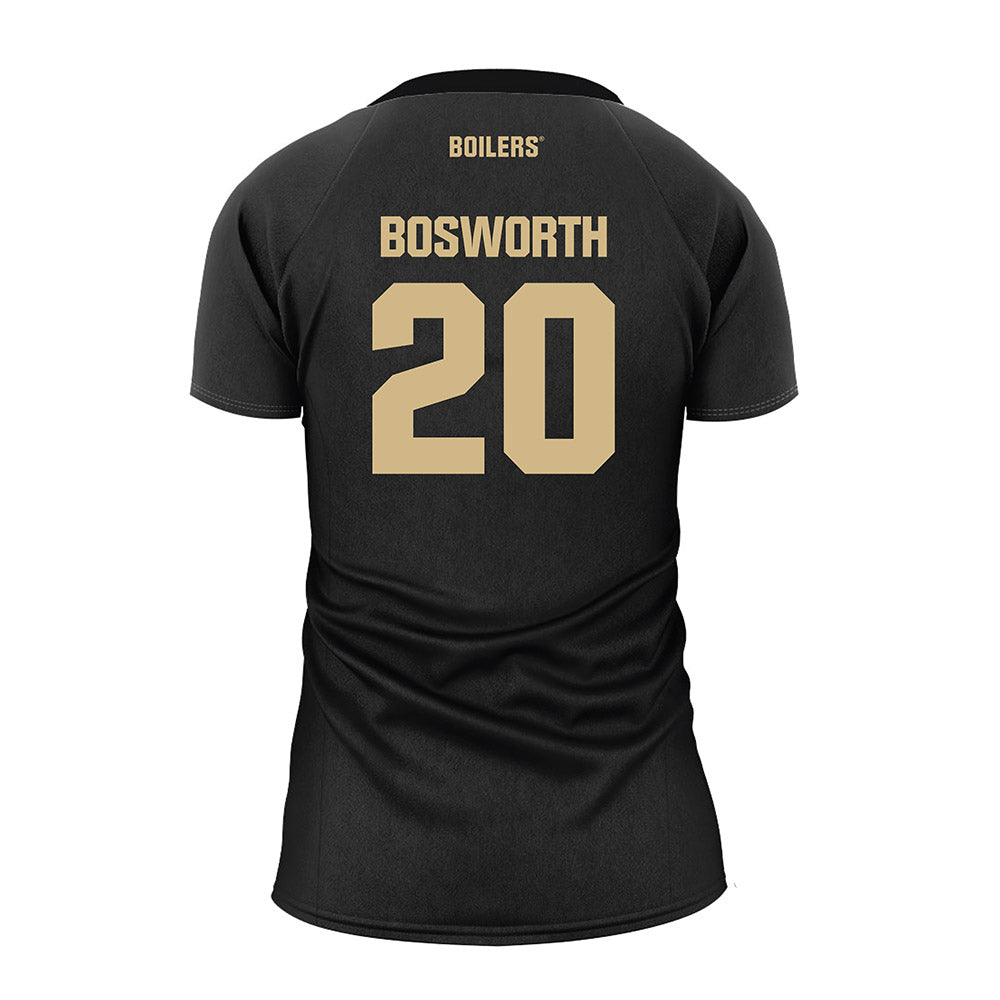 Purdue - NCAA Women's Volleyball : Lily Bosworth - Black Volleyball Jersey-1