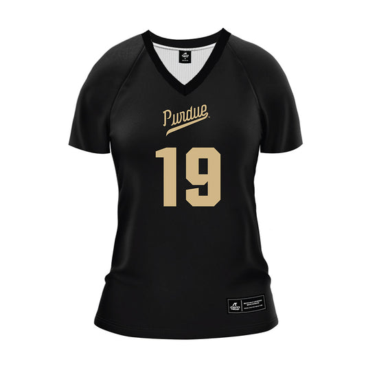 Purdue - NCAA Women's Volleyball : Kate Hansen - Black Volleyball Jersey-0