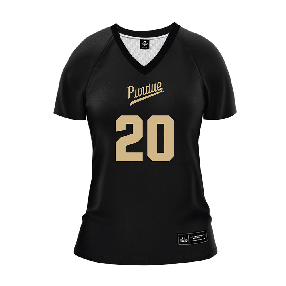 Purdue - NCAA Women's Volleyball : Lily Bosworth - Black Volleyball Jersey-0