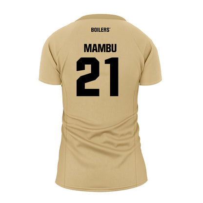 Purdue - NCAA Women's Volleyball : Lameen Mambu - Gold Volleyball Jersey-1