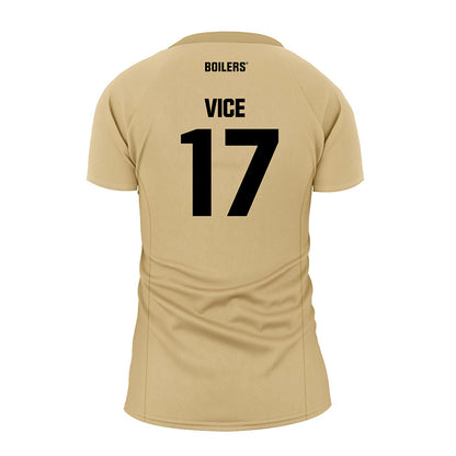Purdue - NCAA Women's Volleyball : Sydni Vice - Gold Volleyball Jersey-1