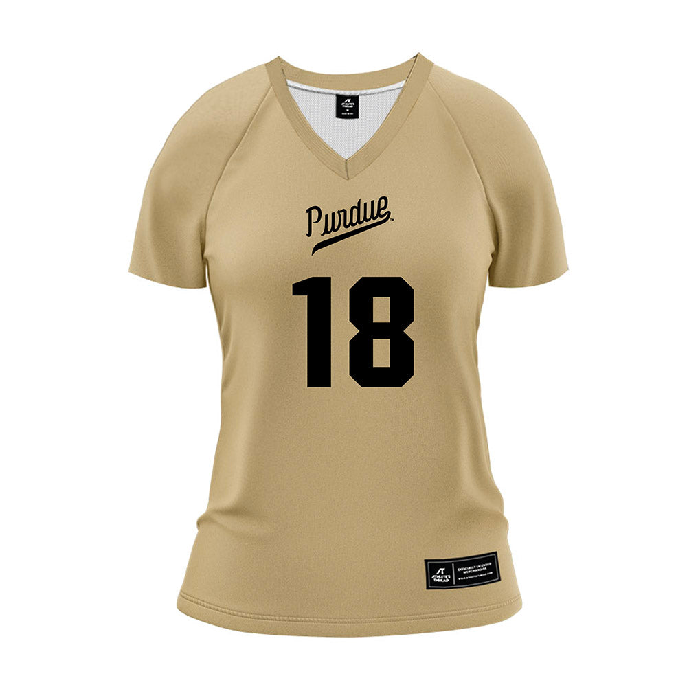 Purdue - NCAA Women's Volleyball : Addy Tindall - Gold Volleyball Jersey-0