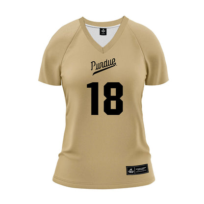 Purdue - NCAA Women's Volleyball : Addy Tindall - Gold Volleyball Jersey-0