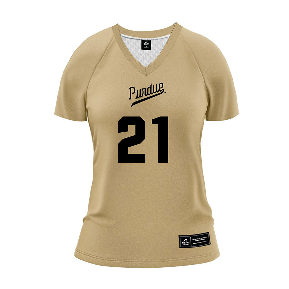Purdue - NCAA Women's Volleyball : Lameen Mambu - Gold Volleyball Jersey-0